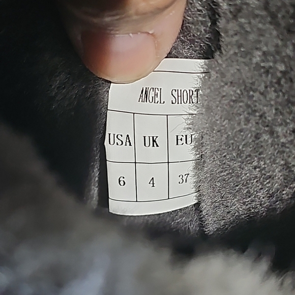 Australia Luxe Collective ANGEL Short Boots Women 6M Gray/Silver NEW Without Tag - Picture 11 of 12